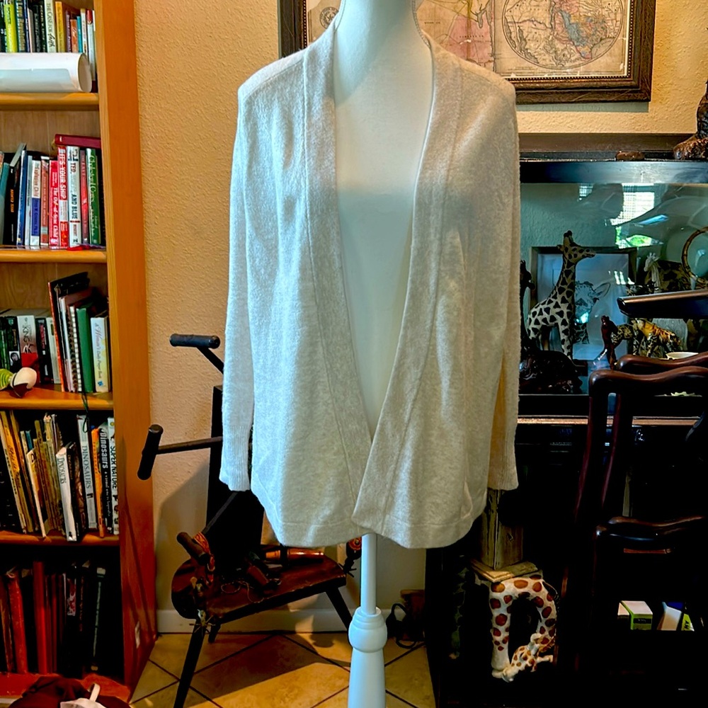 Loft Petite Cream Women's Cardigan